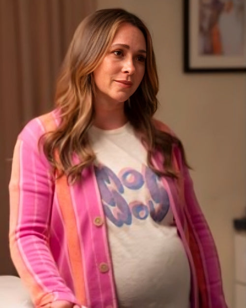 9-1-1 S08 Jennifer Love Hewitt Striped Cardigan