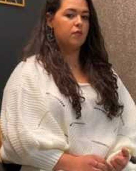 90 Day Diaries S05 Emily White Batwing Sweater