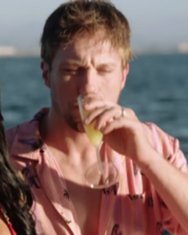 90 Day Fiance S11 Matt Pink Palm Print Shirt