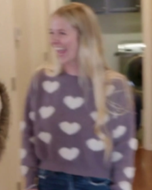 90 Day Fiance S11 Megan Purple Heart Sweater