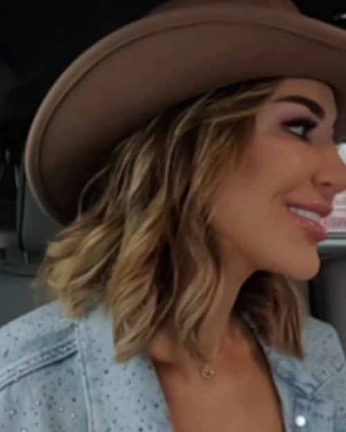 90 Day Fiance S11 Shekinah Embellished Crop Denim Jacket