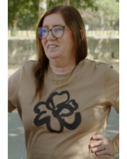 90 Day Fiance The Other Way Jenny Black Flower Print T-Shirt