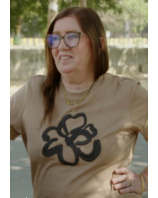 90 Day Fiance The Other Way Jenny Black Flower Print T-Shirt