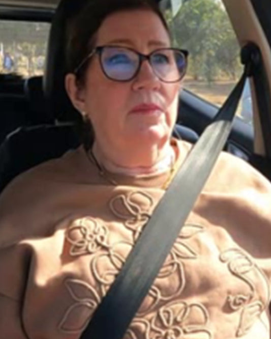 90 Day Fiance The Other Way Jenny Brown Floral Applique Sweater