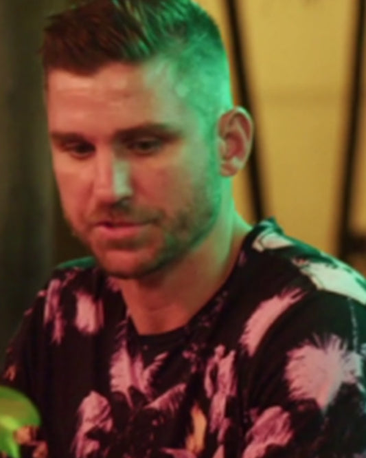 90 Day Hunt For Love Black & Pink Palm Tree Print T-Shirt