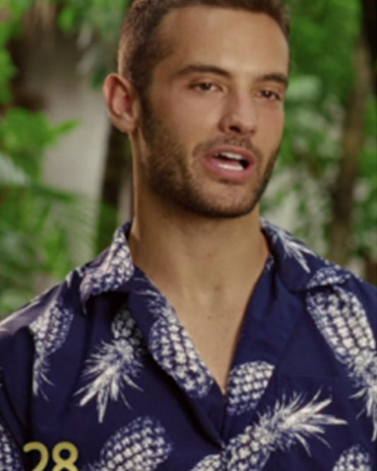 90 Day Hunt For Love S01 Cole Blue Pineapple Shorts Set