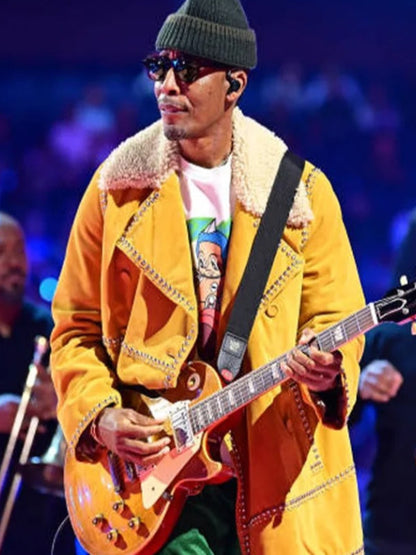 Raphael Saadiq 2025 NBA All-Star Game Leather Jacket