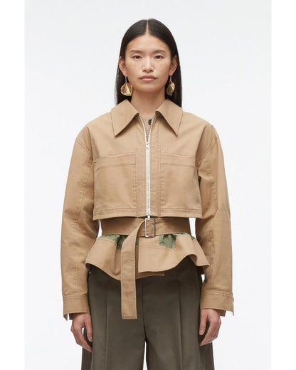 9-1-1 S08 Angela Bassett Brown Utility Jacket