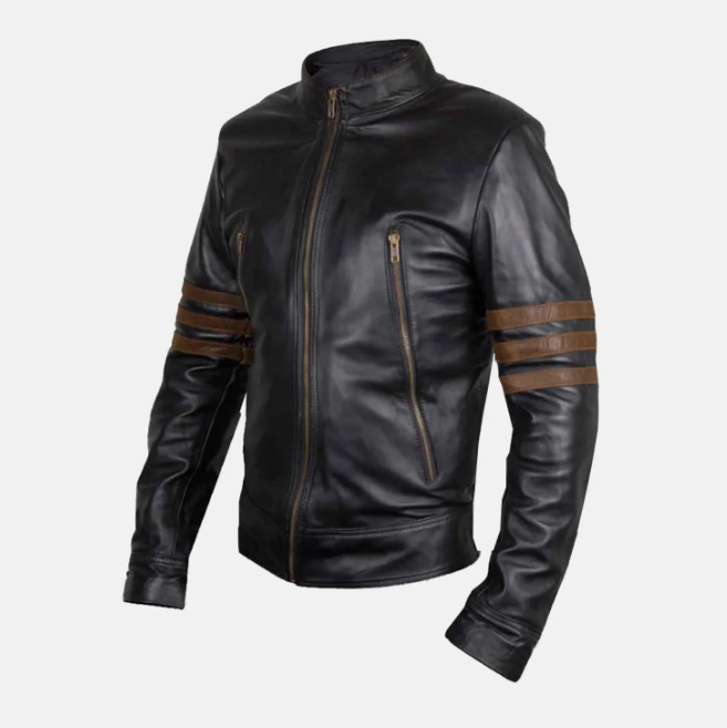 Beckett Brown Biker Leather Jackets For Men