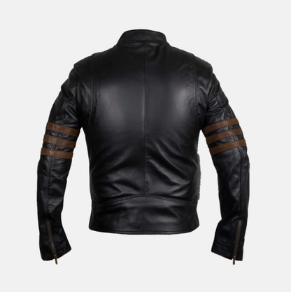 Beckett Brown Biker Leather Jackets For Men