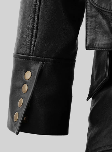 Black Assassin's Creed Jacob Frye Leather Long Coat