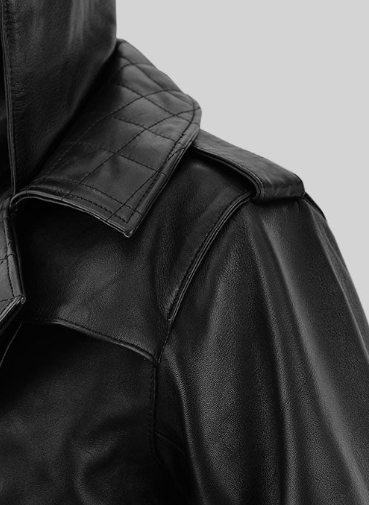 Black Assassin's Creed Jacob Frye Leather Long Coat