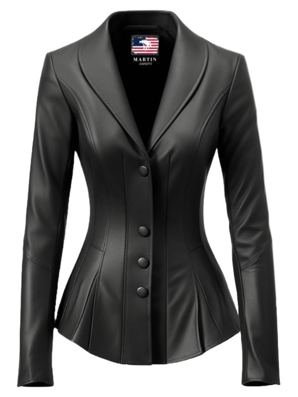 Black Rebel Black Women Leather Jacket Blazer
