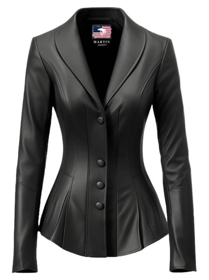 Black Rebel Black Women Leather Jacket Blazer