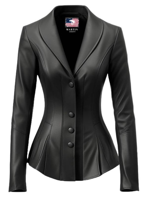 Black Rebel Black Women Leather Jacket Blazer