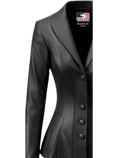 Black Rebel Black Women Leather Jacket Blazer