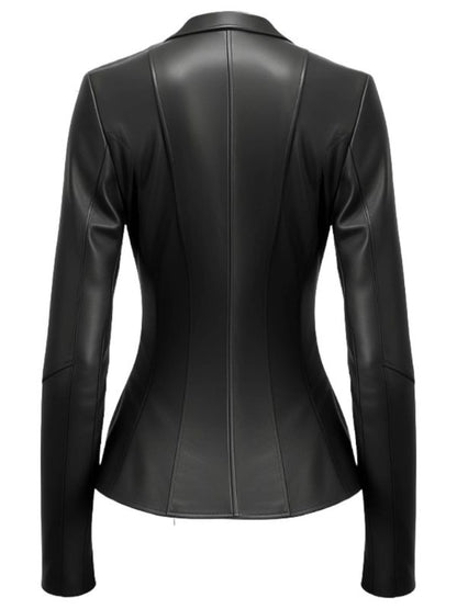 Black Rebel Black Women Leather Jacket Blazer