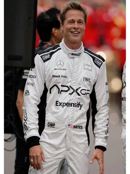 The Movie 2025 Brad Pitt Racing Jumpsuit