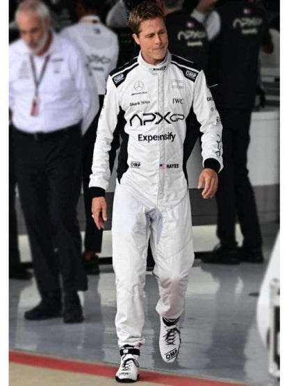 The Movie 2025 Brad Pitt Racing Jumpsuit