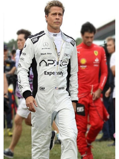 The Movie 2025 Brad Pitt Racing Jumpsuit