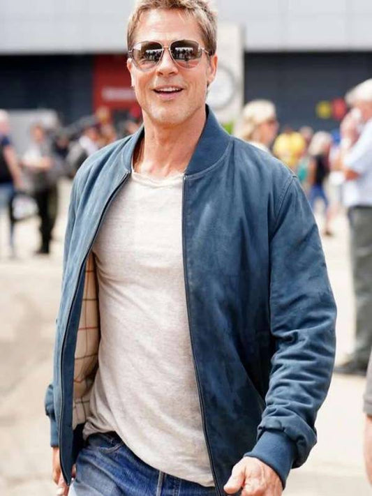 The Movie 2025 Brad Pitt Bomber Jacket