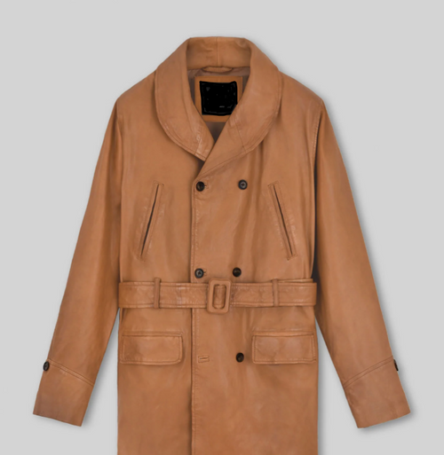 Brad Pitt Legends of the Fall Leather Trench Coat