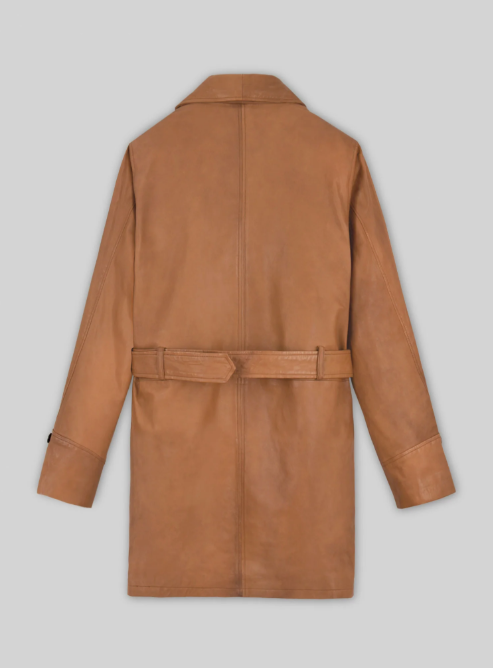 Brad Pitt Legends of the Fall Leather Trench Coat