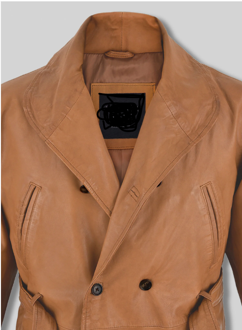 Brad Pitt Legends of the Fall Leather Trench Coat