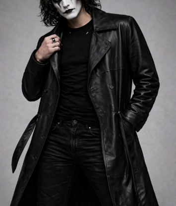 Brandon Lee The Crow Leather Coat