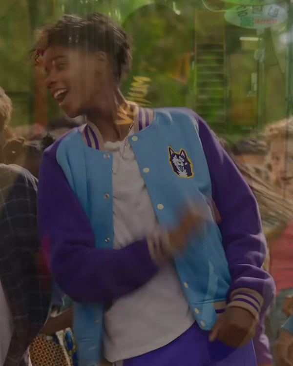 13 The Musical 2022 JD McCrary Blue Varsity Jacket