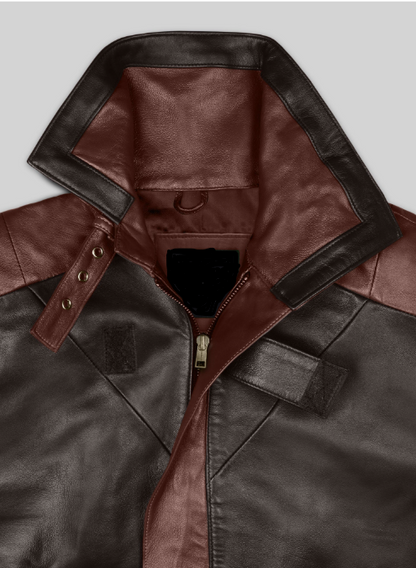 Brown Aiden Pearce Watch Dog Leather Trench Coat