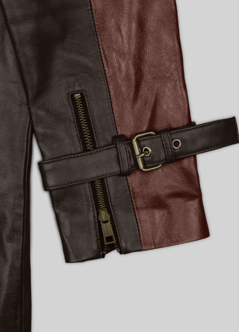Brown Aiden Pearce Watch Dog Leather Trench Coat