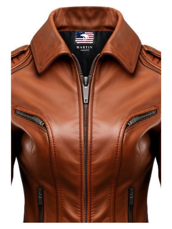 Brown Women Leather Jacket - Leather Jackets for Women