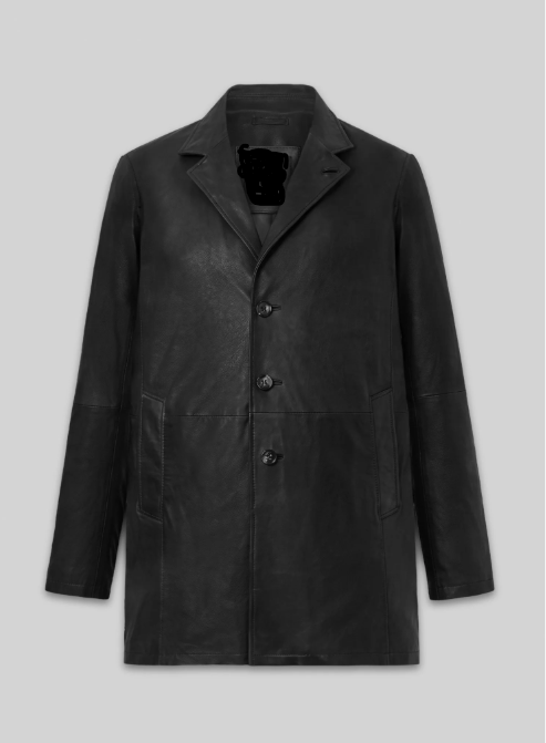 Cara Leather Trench Coat