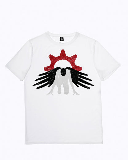 The Sea Beyond 2025 Massimiliano Caiazzo White Printed T-Shirt
