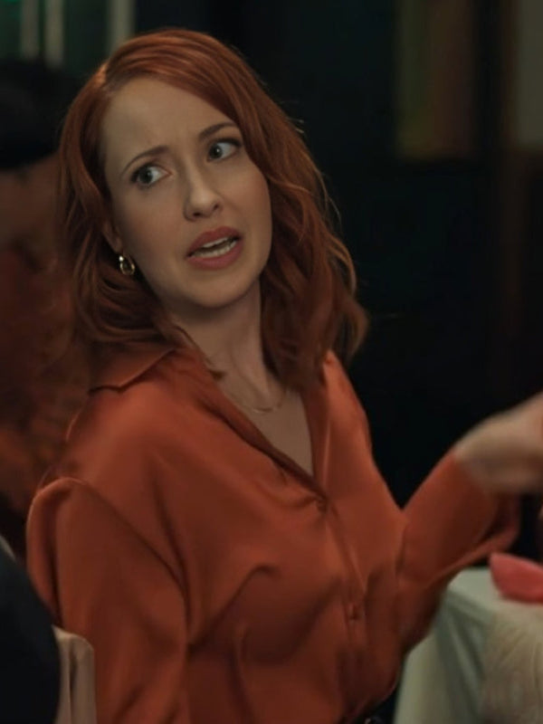 The Wish Swap 2025 Emily Tennant Red Shirt