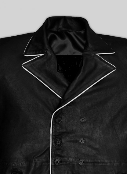 Cillian Murphy In Time Leather Long Coat