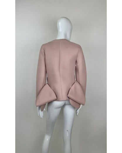 Upgraded 2024 Marisa Tomei Dusky Pink Bow Jacket