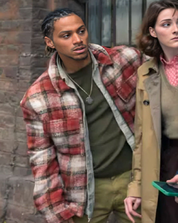 The Librarians The Next Chapter 2025 Bluey Robinson Plaid Jacket