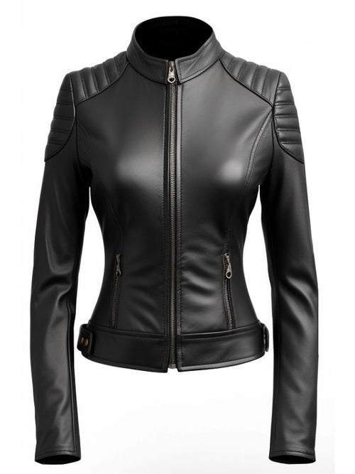 Constance Black Leather Jacket