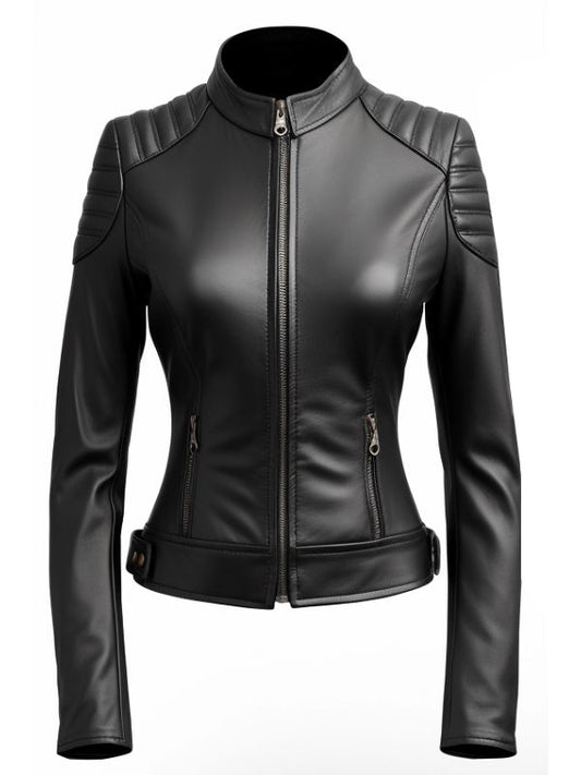 Constance Black Leather Jacket
