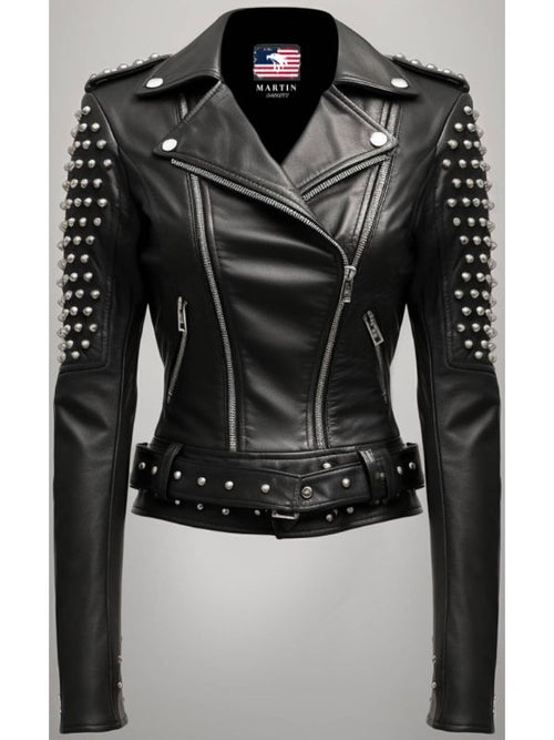 Cressida Black leather biker Jacket