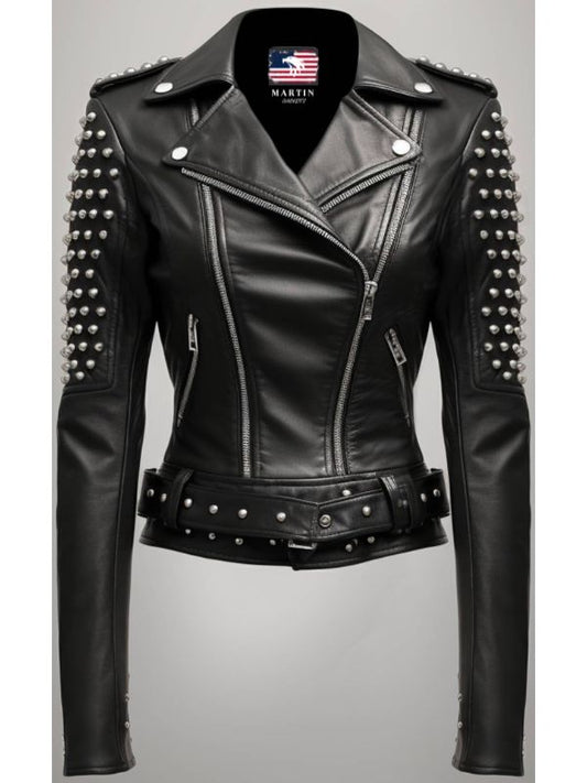 Cressida Black leather biker Jacket