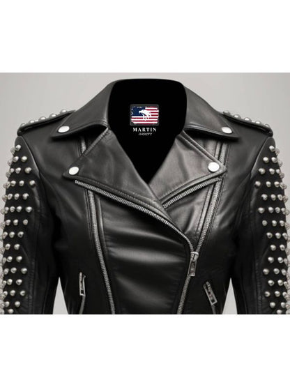 Cressida Black leather biker Jacket
