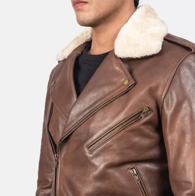 Dauntless Leather Biker Jacket | Men's Biker Jacket