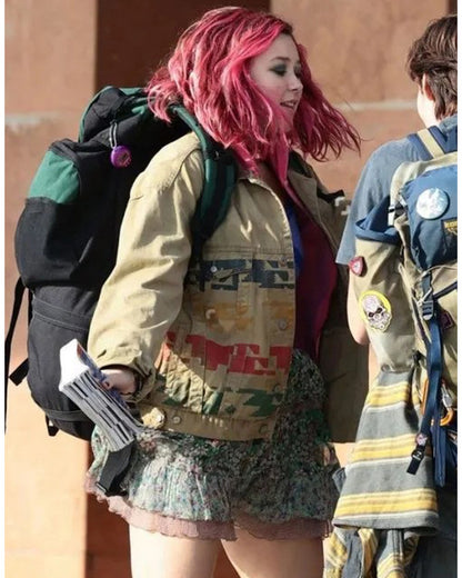 2024 Liv Hill Brown Aztec Print Jacket