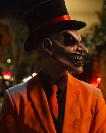 The Jester 2023 Michael Sheffield Orange Costume Suit