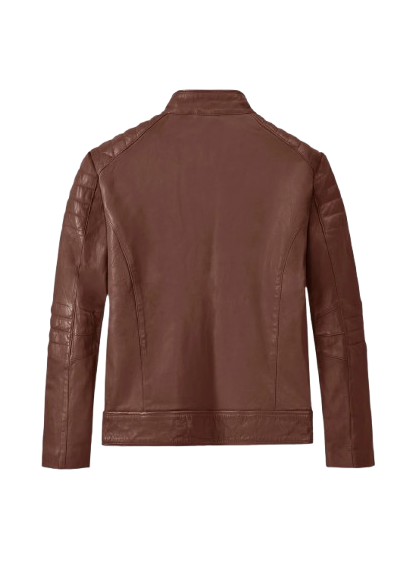 Firefly Moto Tan Biker Leather Jacket