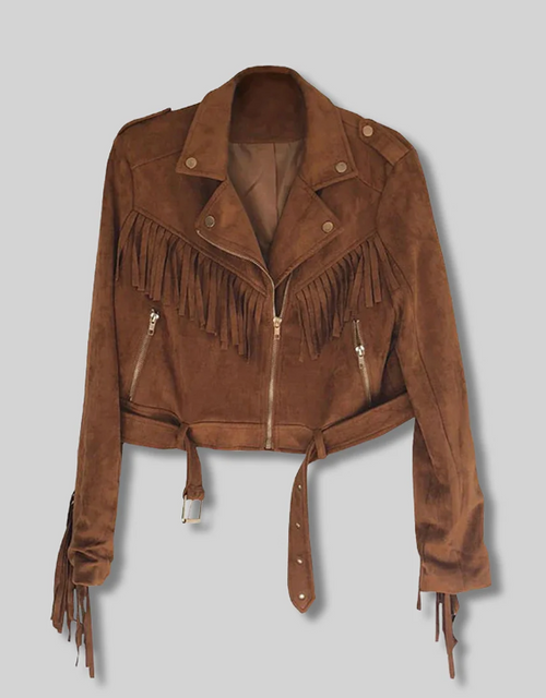 Fringe Leather Jacket