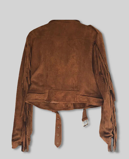 Fringe Leather Jacket